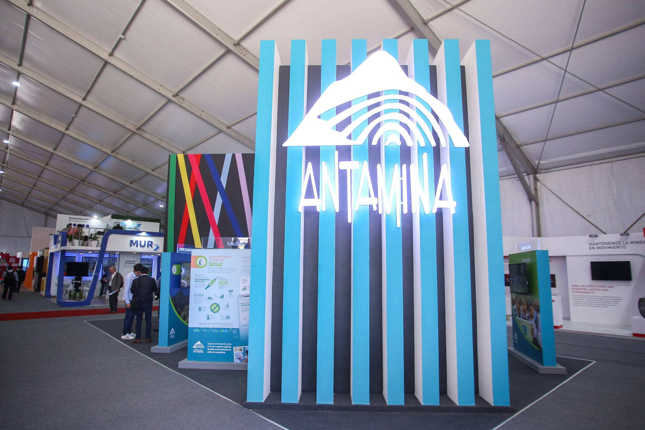 Stand de Antamina en el Perumin 35 Stand de Antamina en el Perumin 35