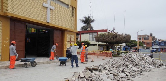 Antamina apoyó en la refacción de la Iglesia Virgen del Rosario en Huarmey junto con otras entidades
