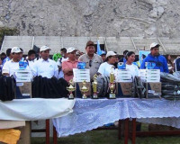 Clausura del Campeonato de Fútbol escolar ambiental realizado en el Valle Fortaleza.