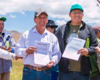 Se llevó a cabo la Inauguración del Sistema de riego en Cátac.