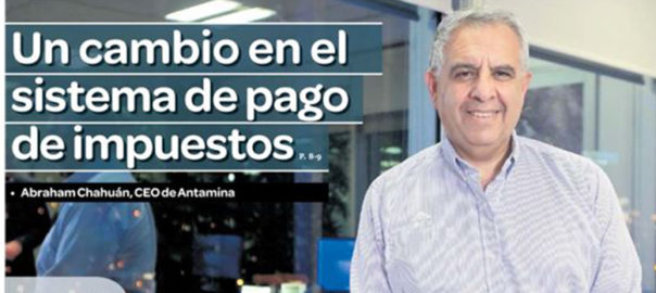 Gerente general de Antamina en la portada del diario Gestión.