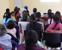 Charlas en el Centro de Salud San Marcos.